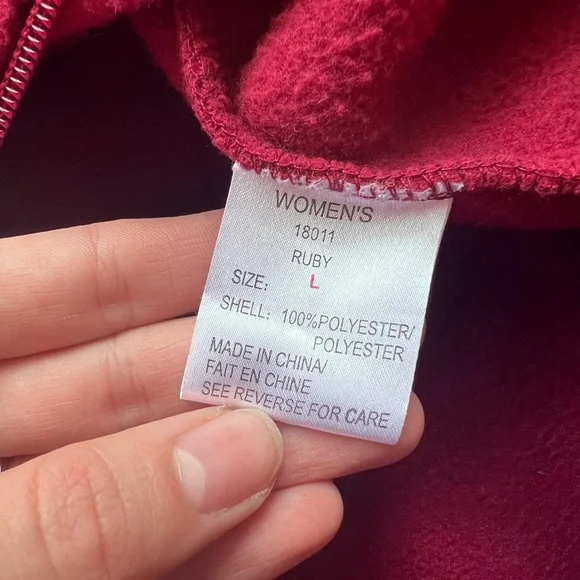 Red Woolrich vest- perfect condition - size L - Picture 3 of 3